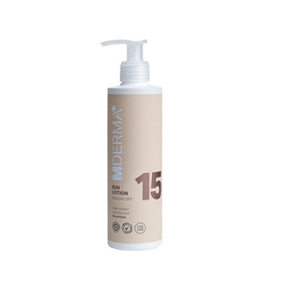 Mderma Sun Lotion SPF15 200 ml Sol DermaKnowlogy