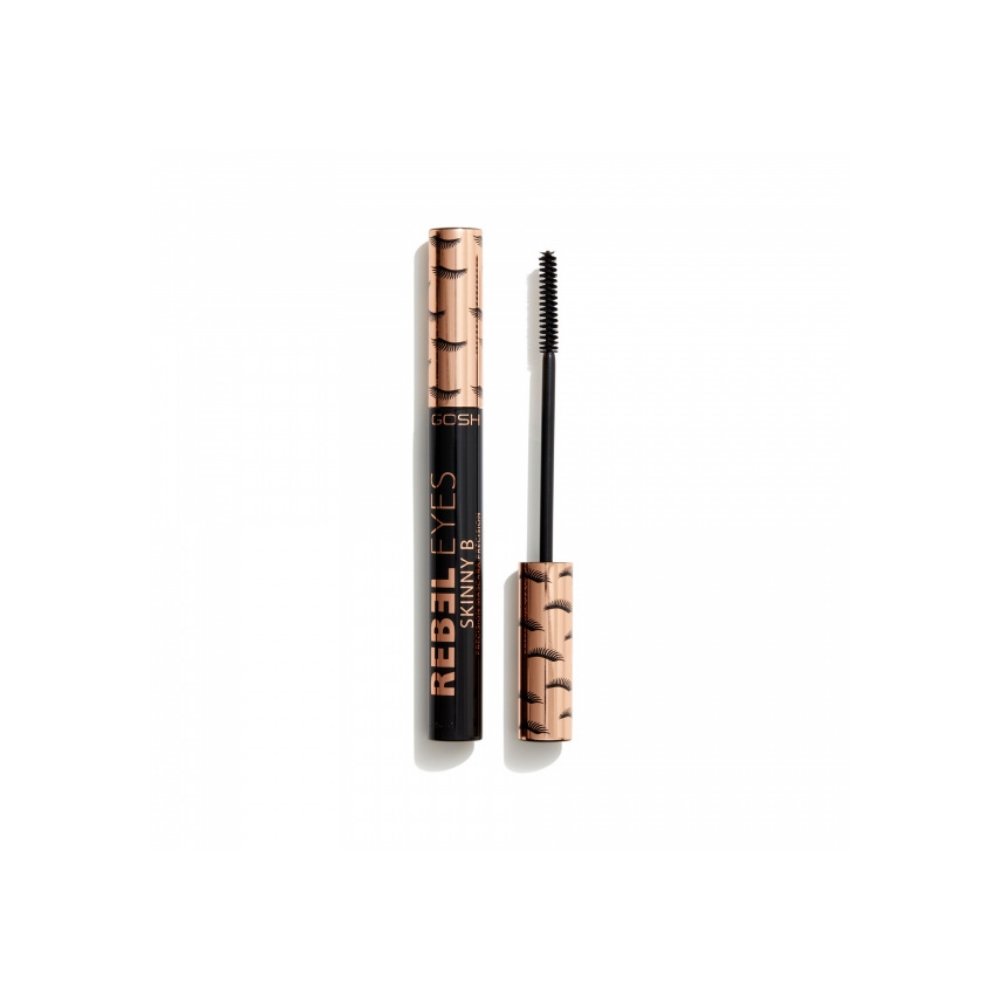 GOSH Rebel Eyes Mascara Skinny B - Precision, Extreme Black Makeup Gosh Copenhagen