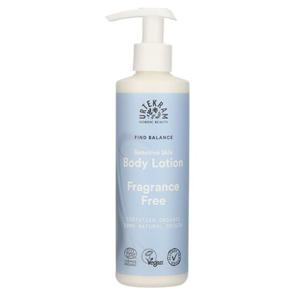 Urtekram Find Balance Fragrance Free Body Lotion Kropspleje Urtekram