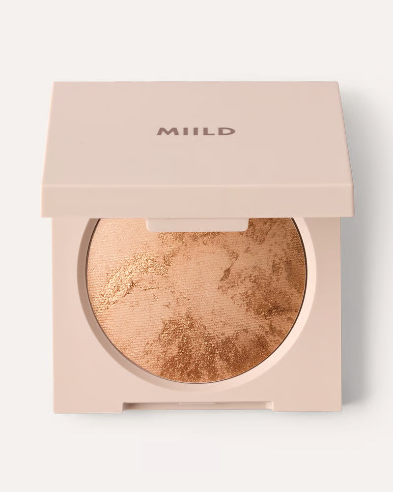 Miild Skin Glow Baked Mineral Bronzing Powder - Apricity