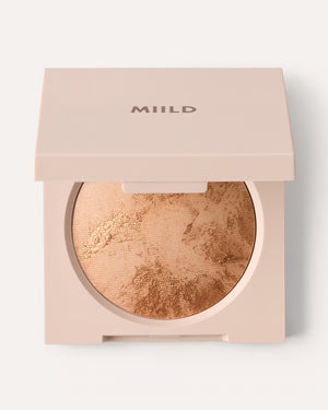 Miild Skin Glow Baked Mineral Bronzing Powder - Apricity