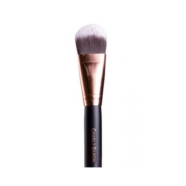 Charly Baron Powder- & Foundation Brush flat & rounded | vegan & sustainable Kabuki Charly Baron   