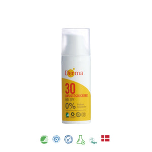 Du tilføjede <b><u>Derma Suncreen Face SPF 30, 50 ml</u></b> til din kurv.